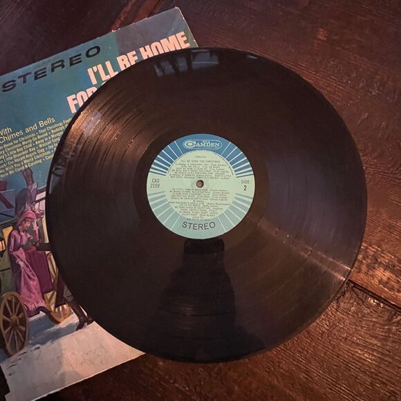 I'll Be Home For Christmas Living Trio Chimes Bells Vintage 1967 Vinyl LP Record - Picture 5 of 6